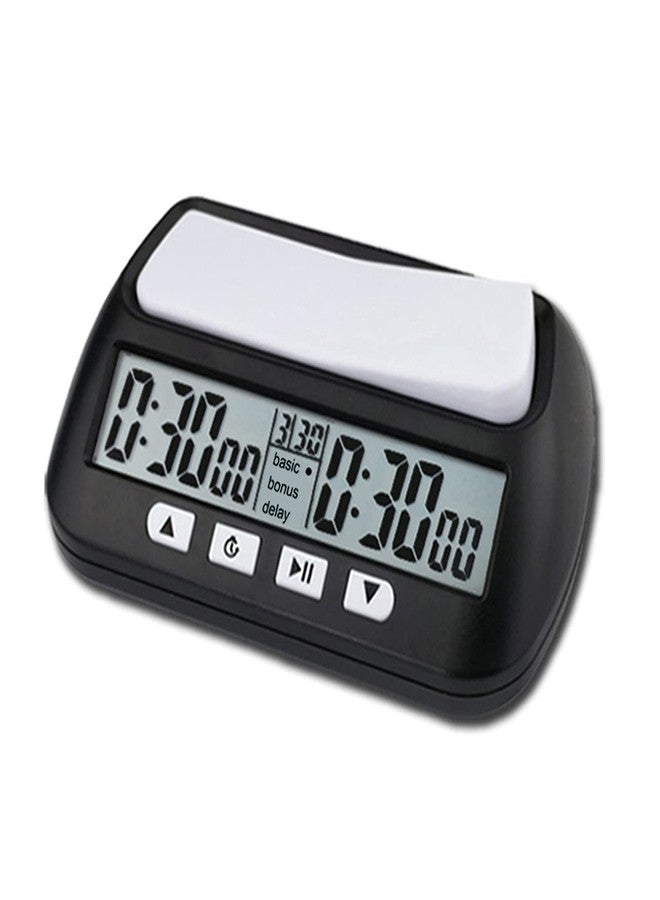 Eacam Chess Clock Digital Timer - Eacam 3 In 1 Count Down Game Timer, with Bonus Delay Count Down up Alarm, for International Chess Game, Pro Players, Board Games for All Ages - Image 1